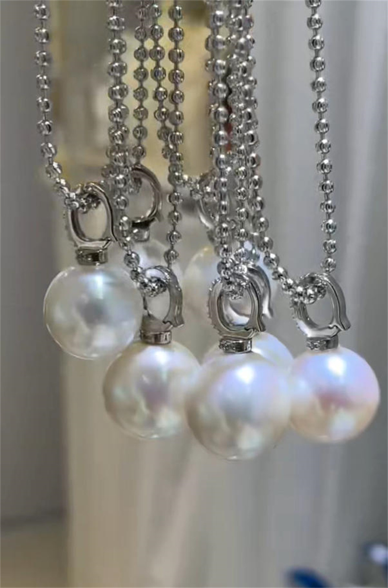 Pearl Choker Necklace Vintage - Classic Elegant Natural White Pearl Chokers