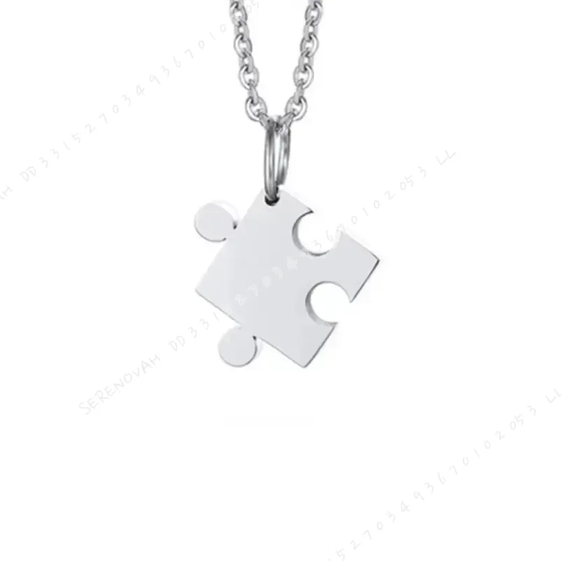 2Pcs Set Simple Puzzle Heart M - огляд і ціна Magnetic Couple Matching Necklaces