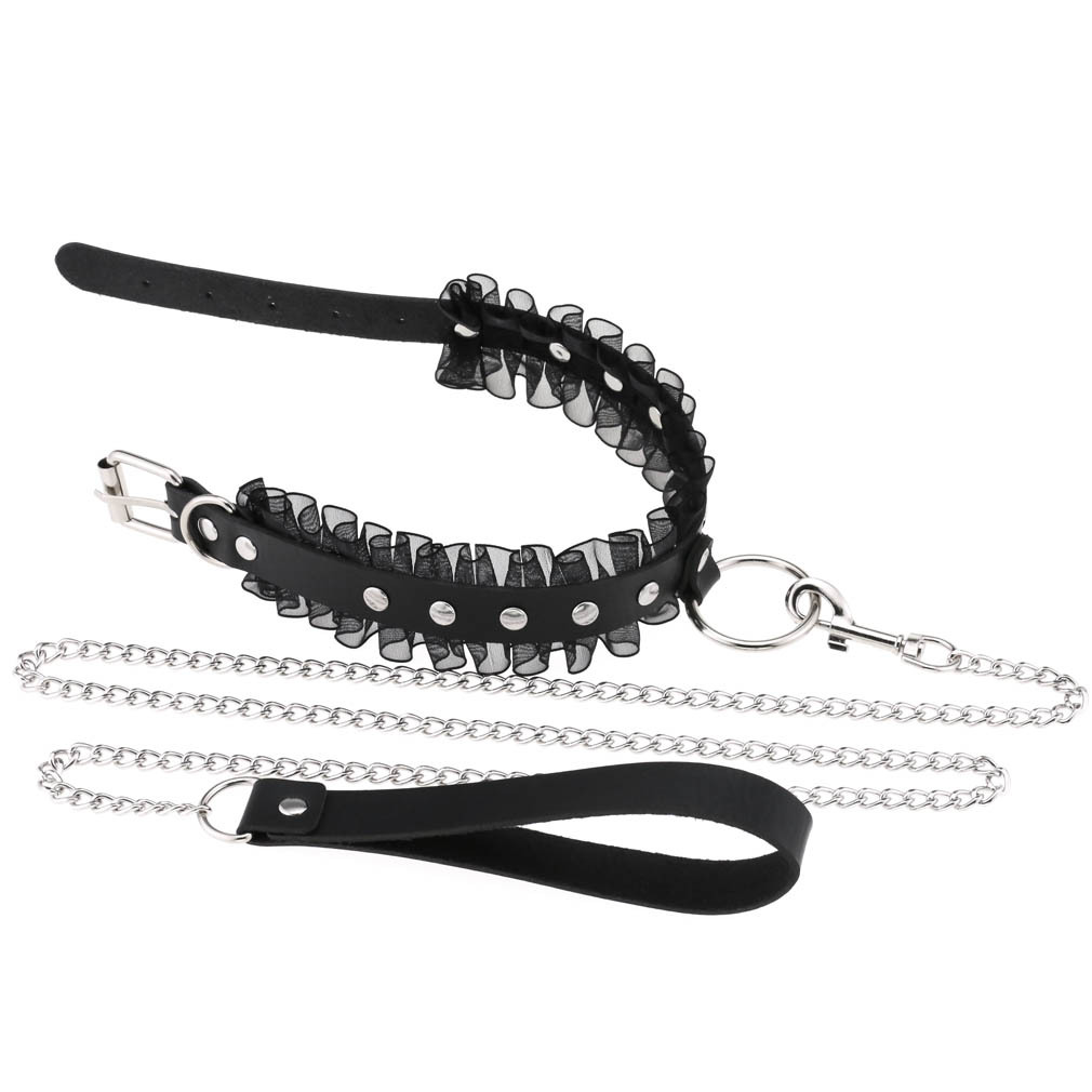 Sexy Lace Spiked Choker Punk C - огляд і ціна Goth Punk Spike Choker