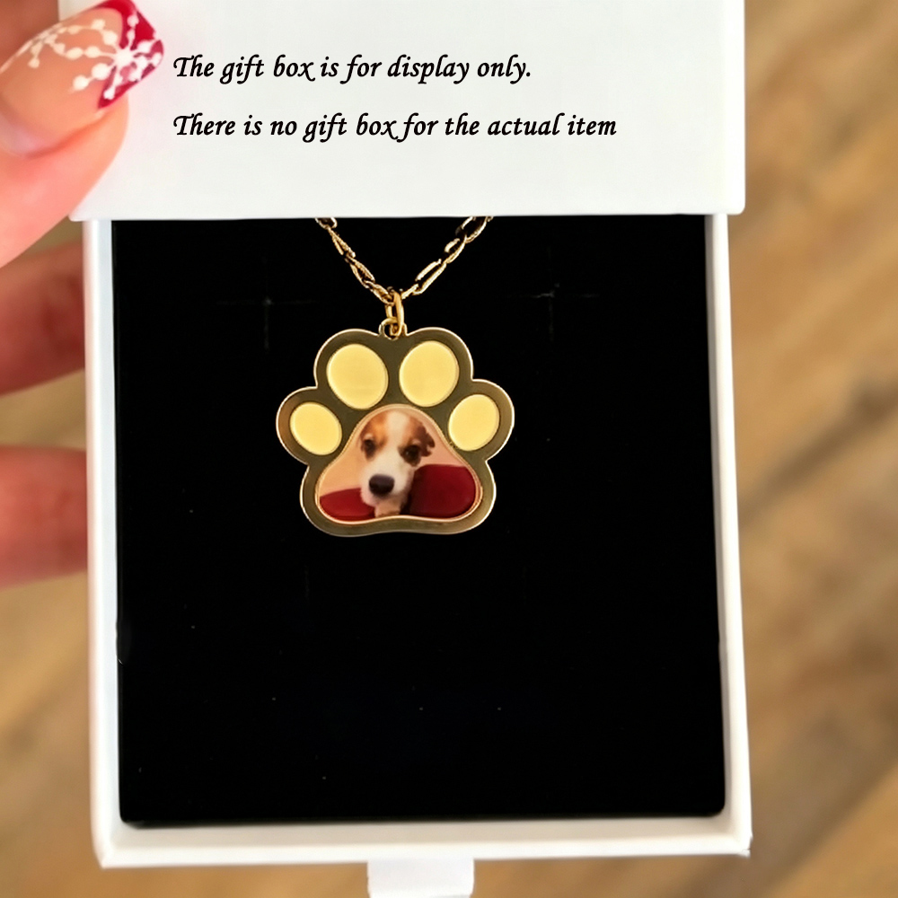Personalized Pet Paw Colors Pr - огляд і ціна Custom Name Necklace Stainless Steel