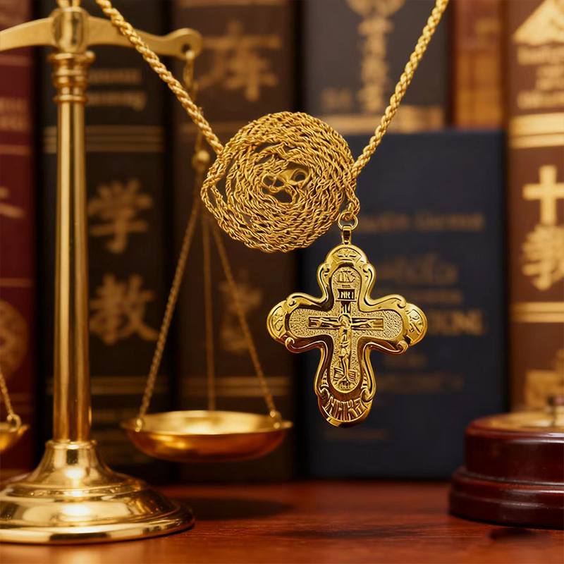 New 2026 Orthodox Pectoral Cro - огляд і ціна Cross Pendant Necklace Gold