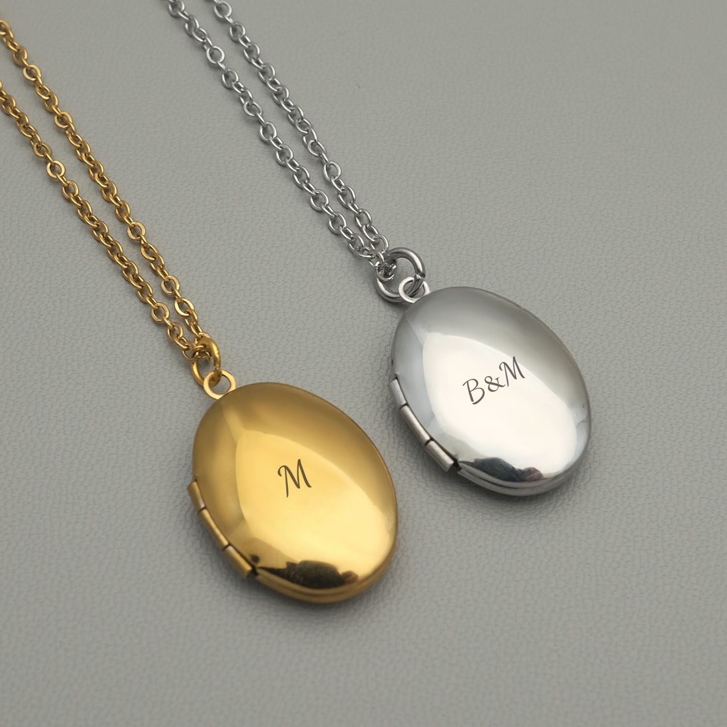Personalized Locket Necklace C - огляд і ціна Custom Name Necklace Stainless Steel