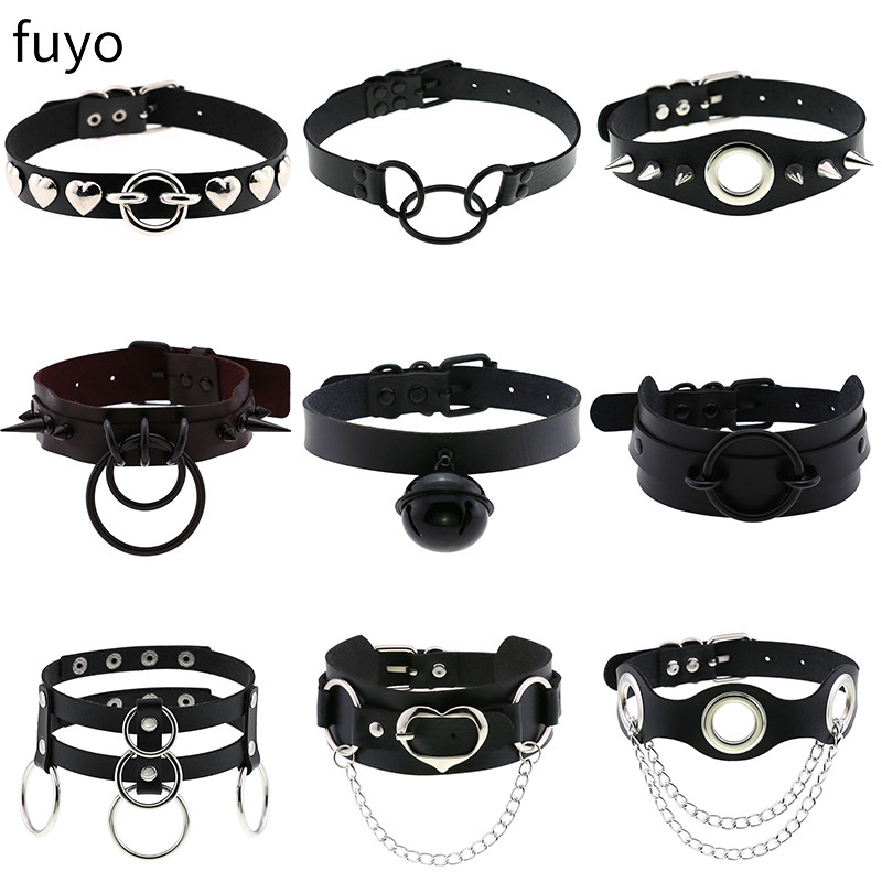 Punk Bells Black Spike Choker  - огляд і ціна Goth Punk Spike Choker