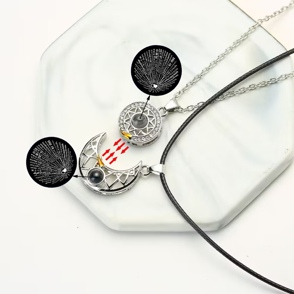 Fashion Couple Matching Neckla - огляд і ціна Magnetic Couple Matching Necklaces