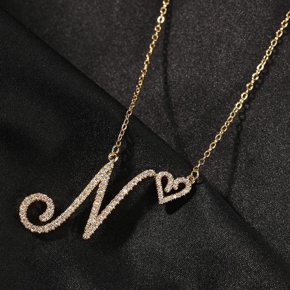 Personalized Script Initial Ne - огляд і ціна Initial Letter Necklace 18K Gold