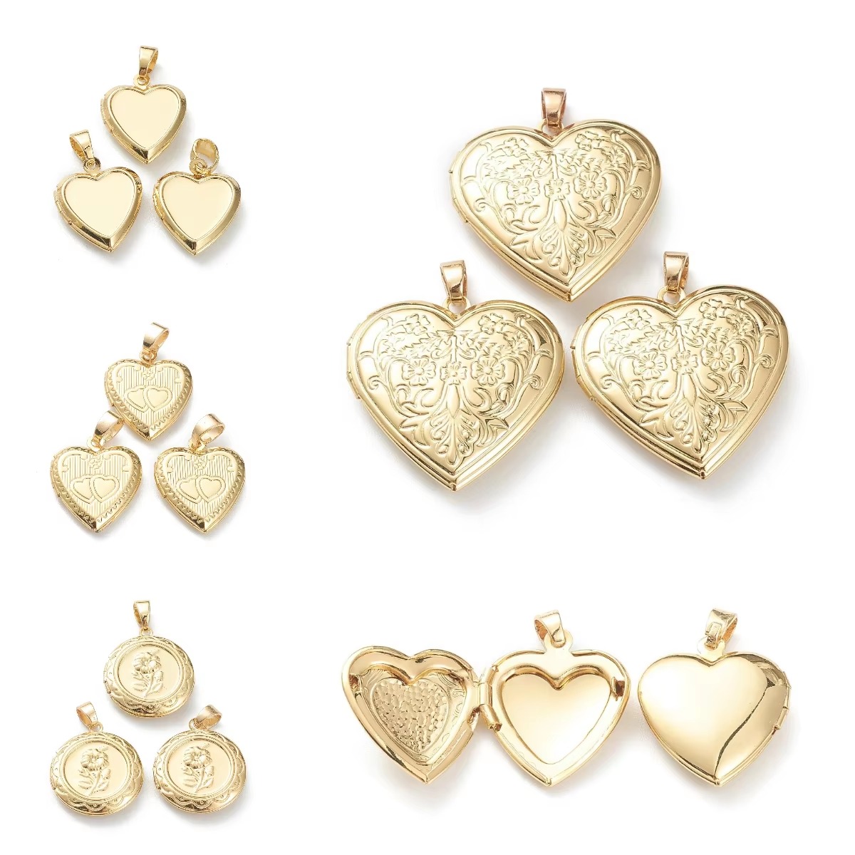 10pcs Heart Photo Locket Penda - огляд і ціна Heart Locket Necklace Photo
