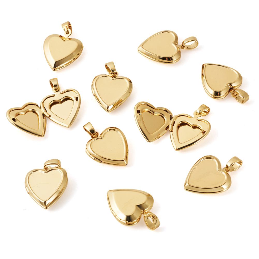 10pcs Heart Photo Locket Penda - огляд і ціна Heart Locket Necklace Photo