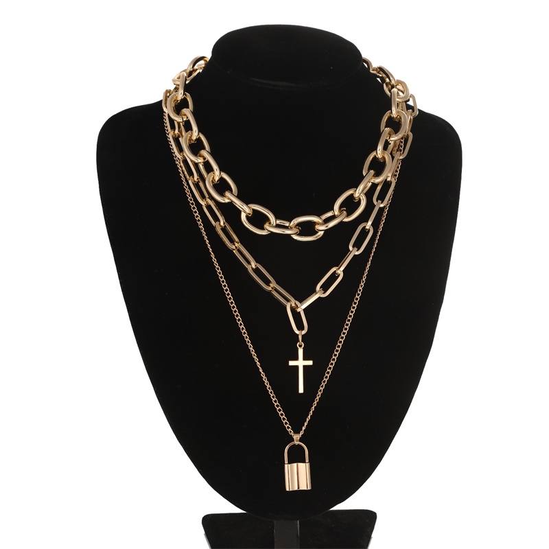 FNQUFUJ Layered grunge aesthet - огляд і ціна Layered Pendant Necklace Aesthetic