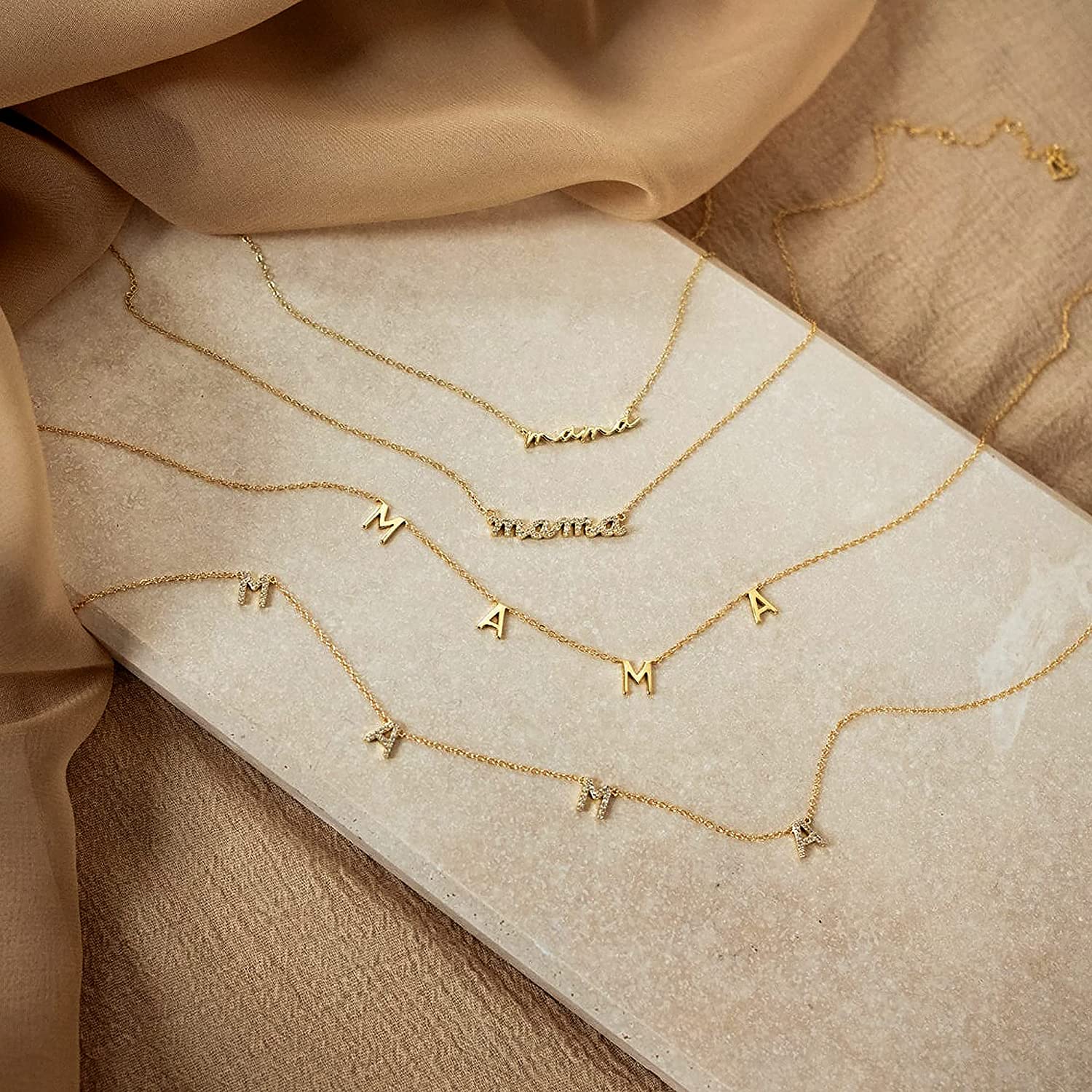 GD Wholesale Elegant Gift Tarn - огляд і ціна Initial Letter Necklace 18K Gold