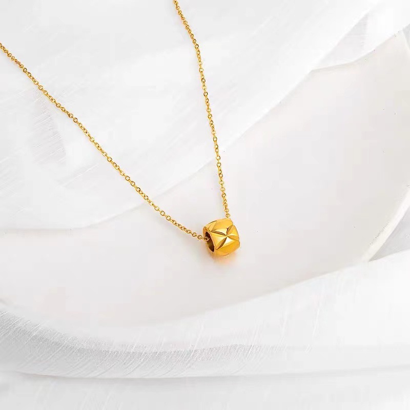 Luxury Golden Rhombus Cross Ci - огляд і ціна Cross Pendant Necklace Gold