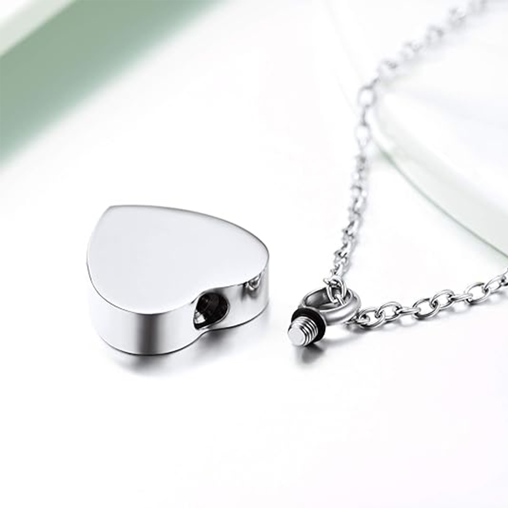 3 Styles Stainless Steel Urn N - огляд і ціна Heart Locket Necklace Photo