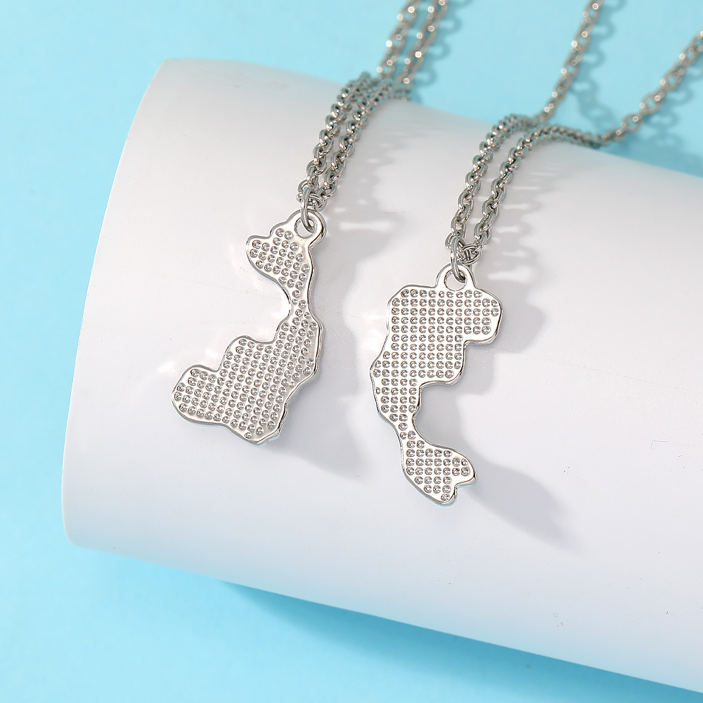 2Pcs Magnetic Yin Yang Fish Co - огляд і ціна Magnetic Couple Matching Necklaces