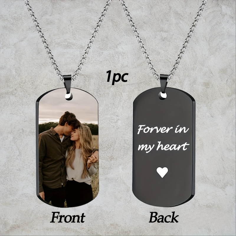 Custom Personalized Picture Pe - огляд і ціна Custom Name Necklace Stainless Steel