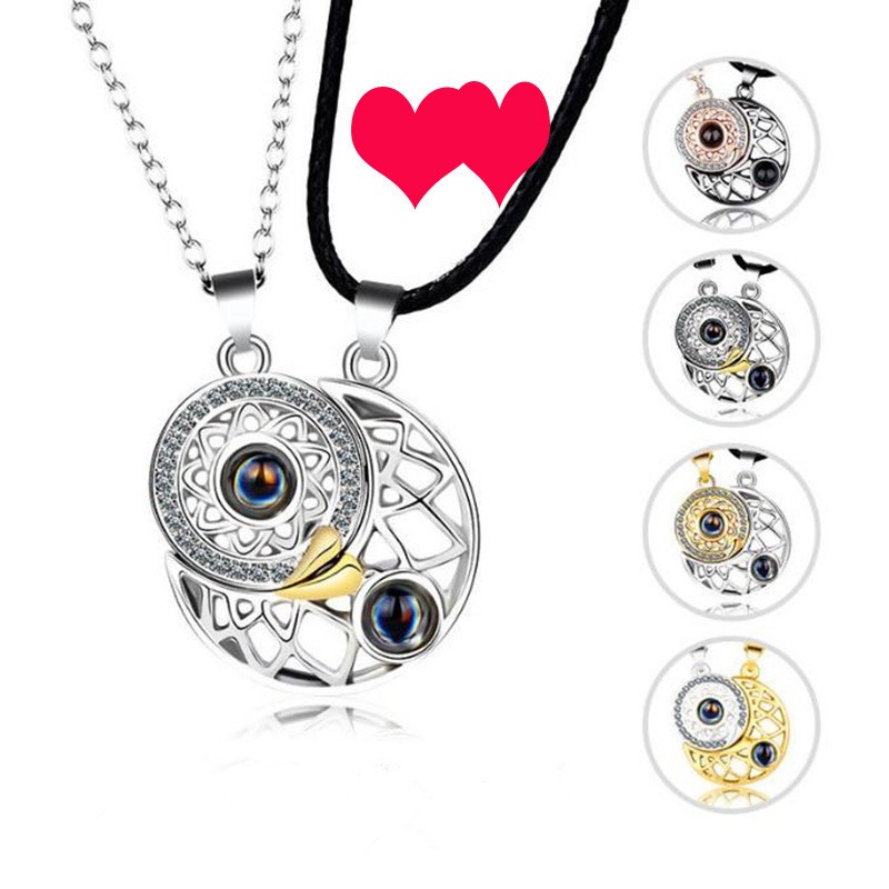 1 Pair Magnetic Couple Matchin - огляд і ціна Magnetic Couple Matching Necklaces