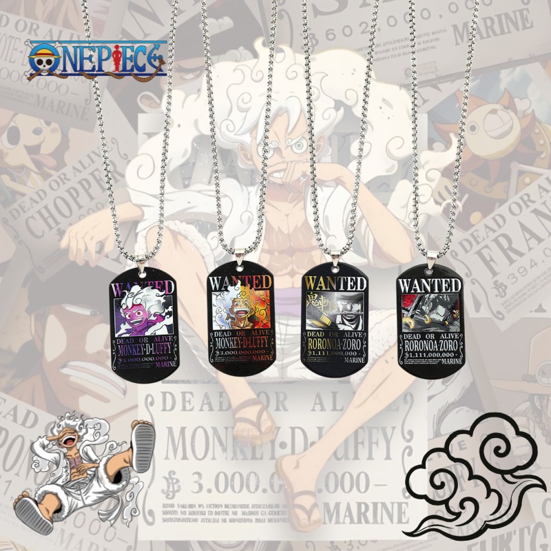 One Piece Luffy Zoro 3 Billion - огляд і ціна Custom Name Necklace Stainless Steel