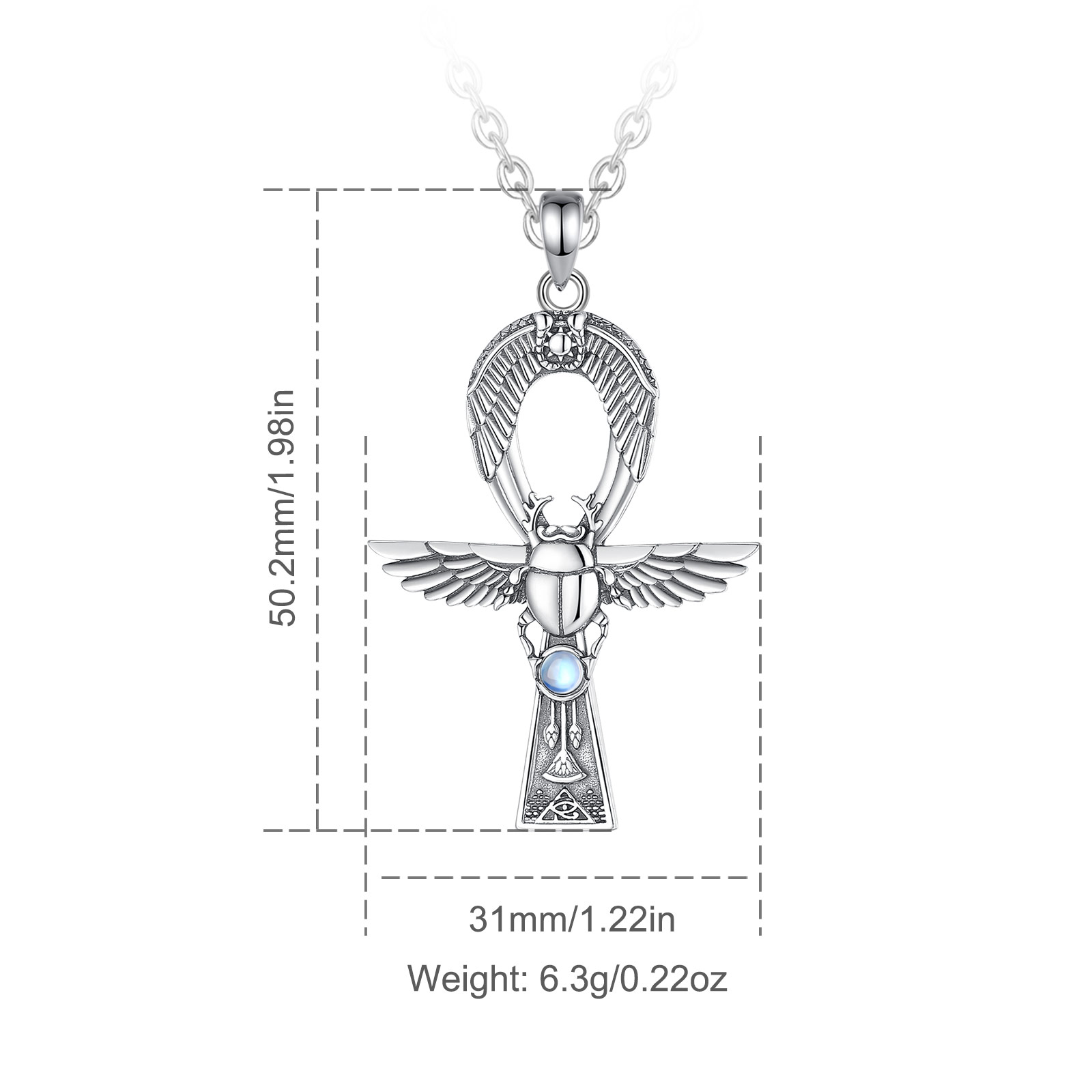 Eudora 925 Sterling Silver Anc - огляд і ціна 925 Sterling Silver Chain Necklace Men