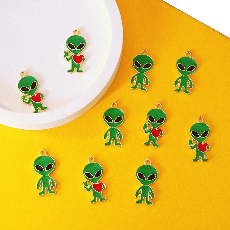 10pcs Simple Alien Alloy Drip  - огляд і ціна Earrings
