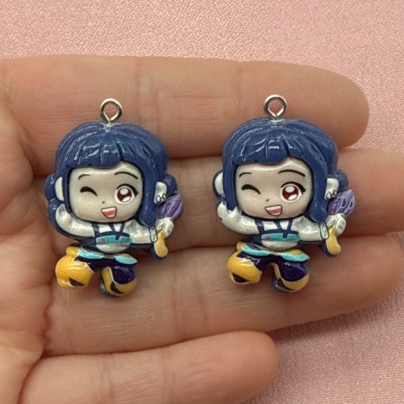 10pcs resin cartoon pendant, D - огляд і ціна Earrings