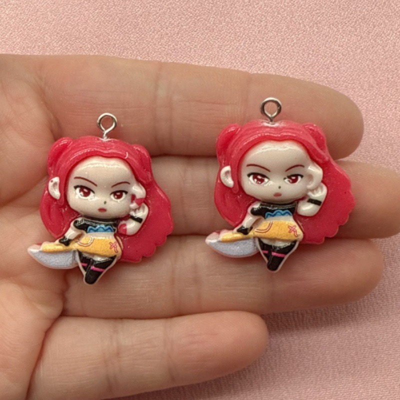 10pcs resin cartoon pendant, D - огляд і ціна Earrings