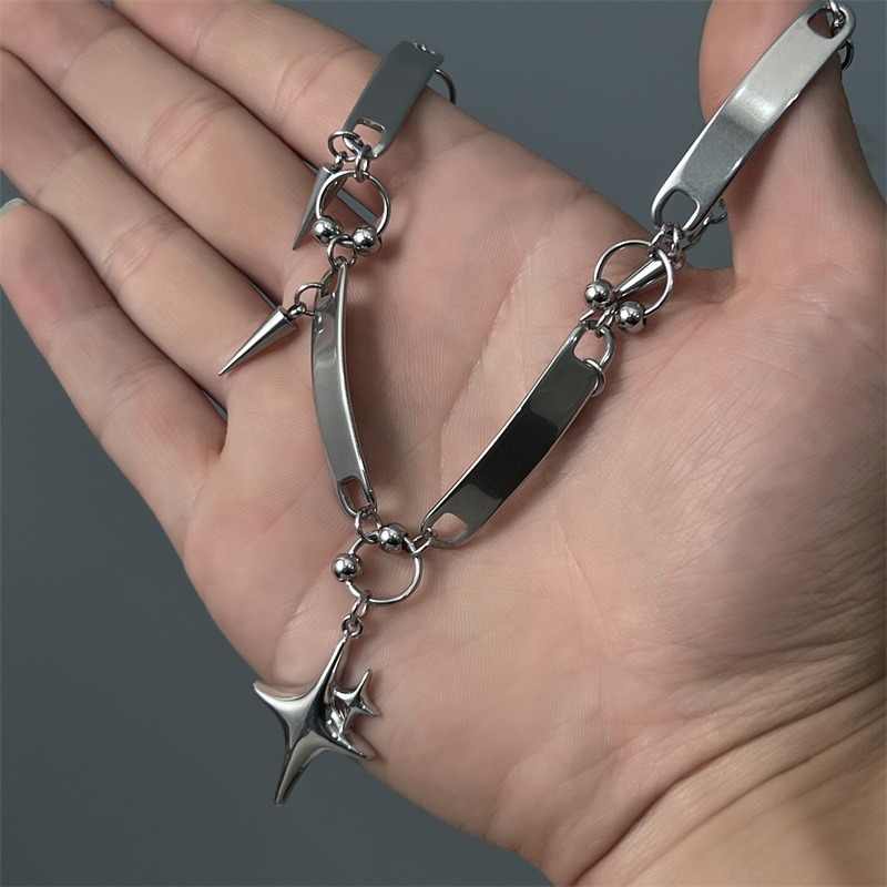 Hiphop Stainless Steel Punk St - огляд і ціна Goth Punk Spike Choker