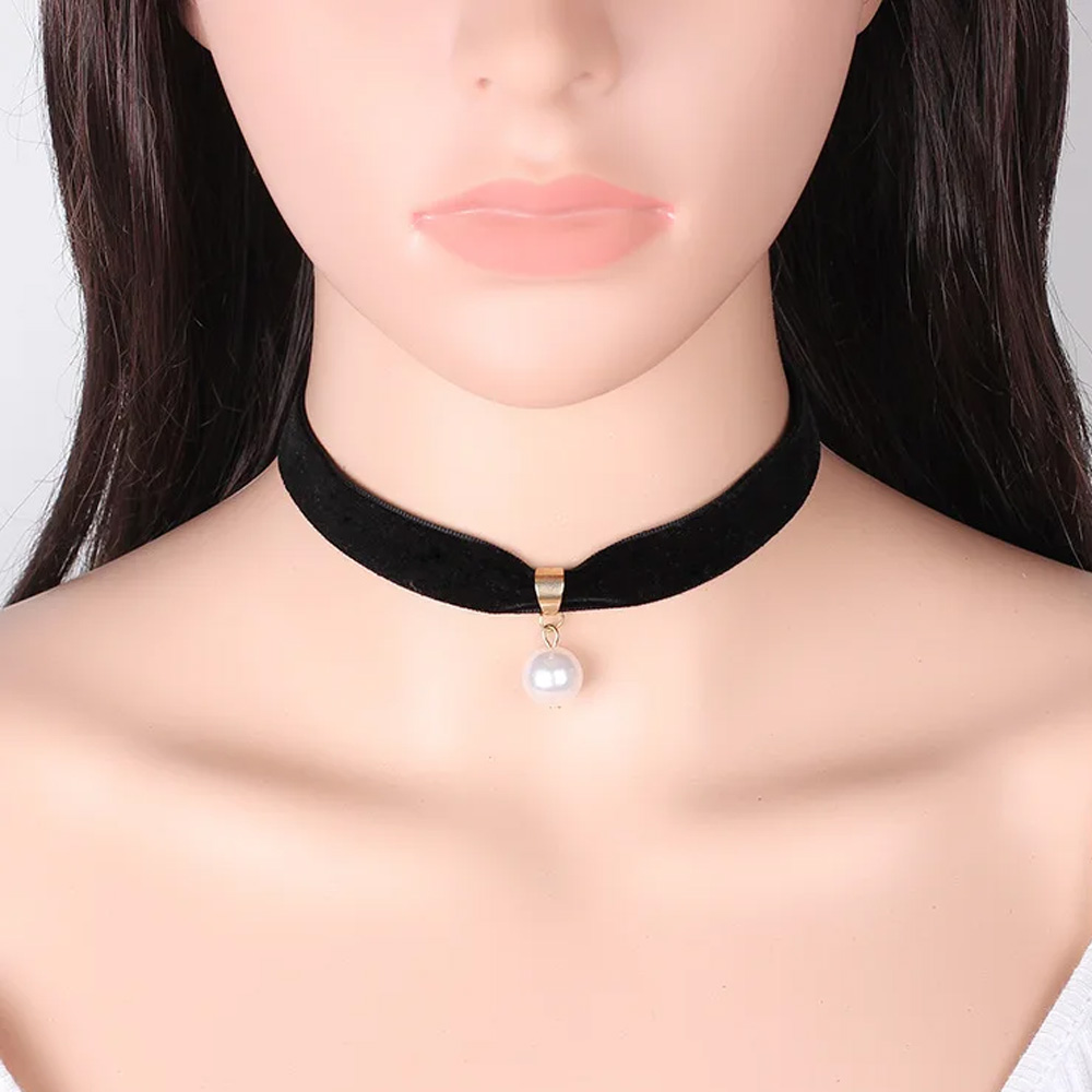 Simple Vintage Pearl Choker Sh - огляд і ціна Pearl Choker Necklace Vintage