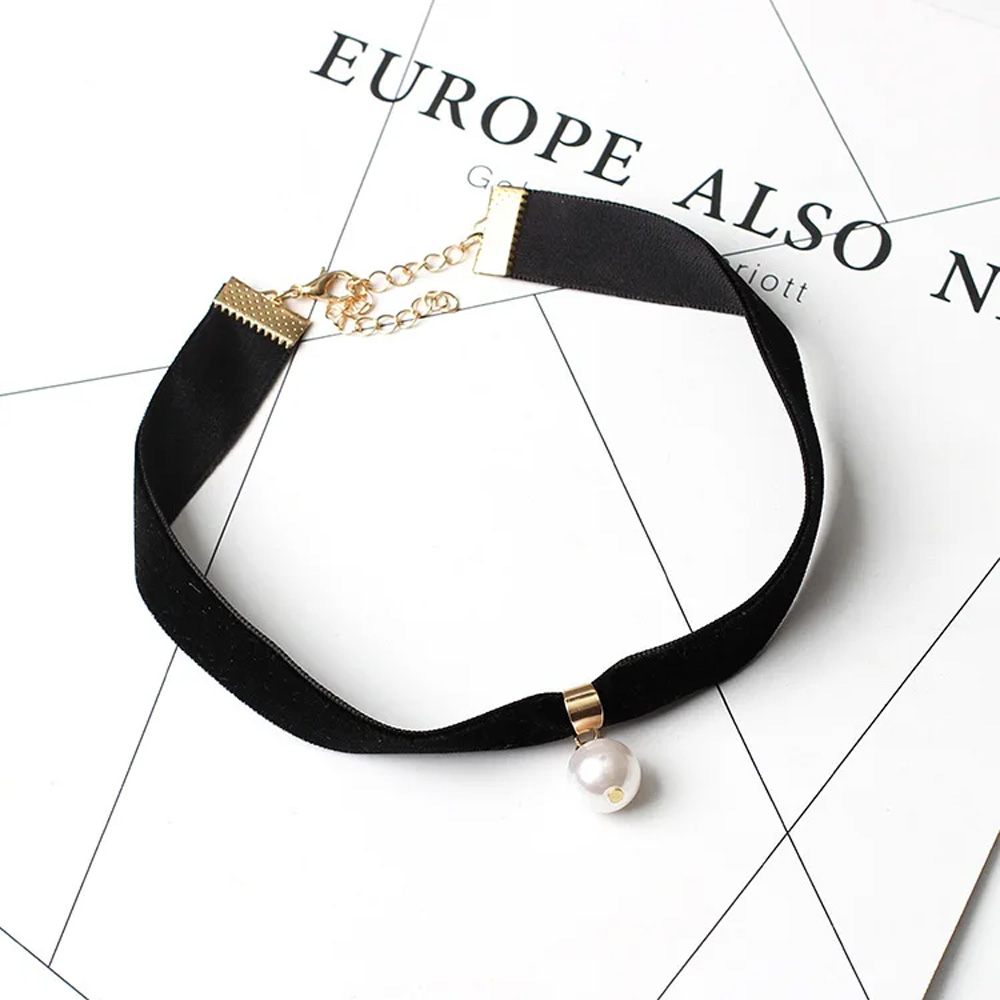 Simple Vintage Pearl Choker Sh - огляд і ціна Pearl Choker Necklace Vintage