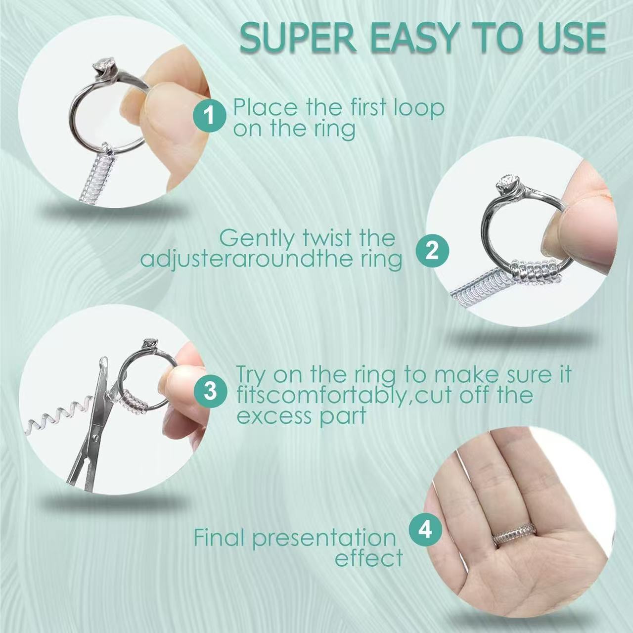 6pcs/lot Guard Tightener Reduc - огляд і ціна Rings