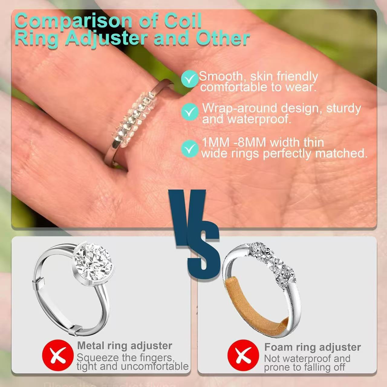 6pcs/lot Guard Tightener Reduc - огляд і ціна Rings