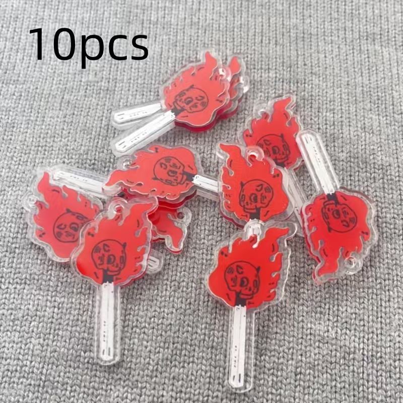 10pcs acrylic skull pendant, D - огляд і ціна Earrings