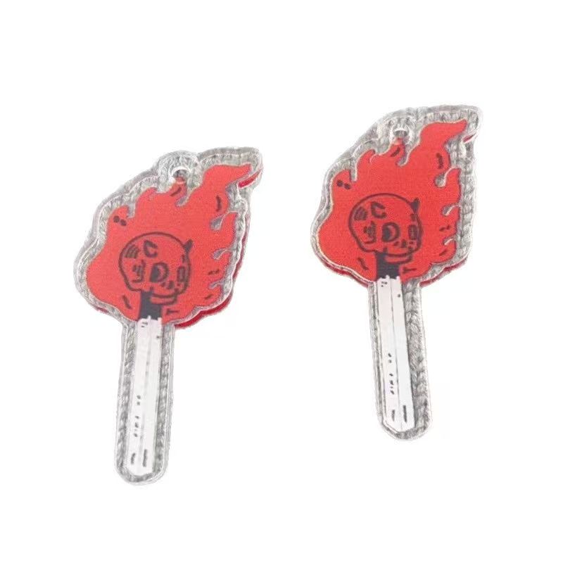 10pcs acrylic skull pendant, D - огляд і ціна Earrings