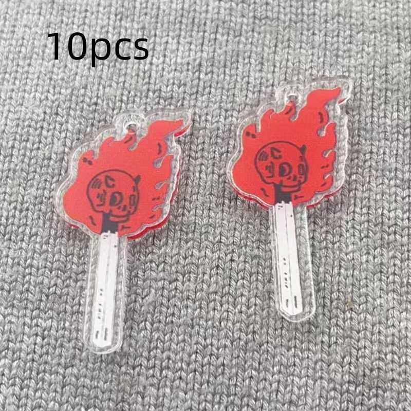 10pcs acrylic skull pendant, D - огляд і ціна Earrings