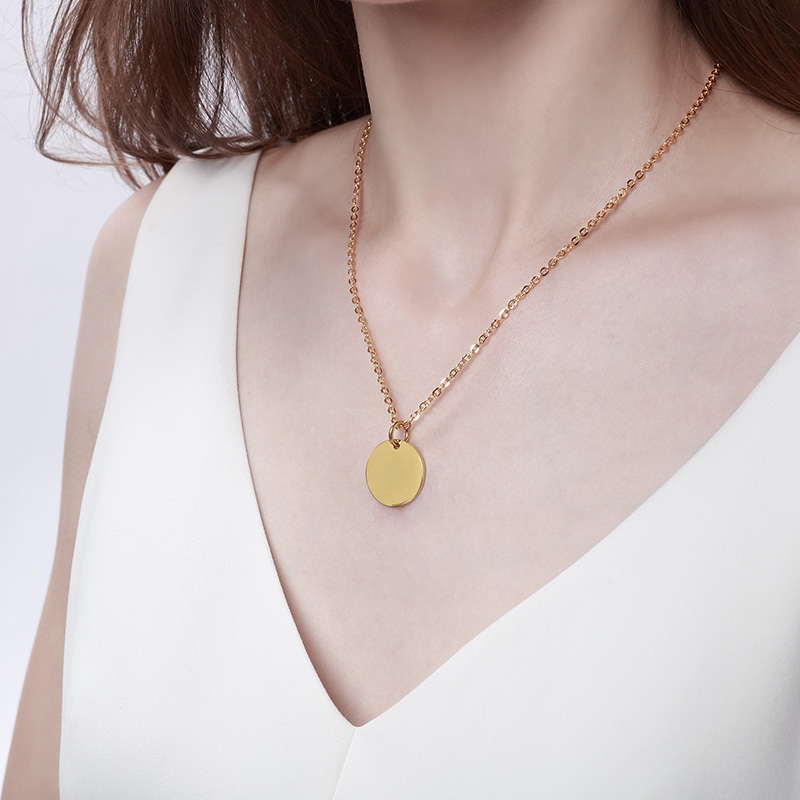 Stainless Steel Layered Neckla - огляд і ціна Layered Pendant Necklace Aesthetic