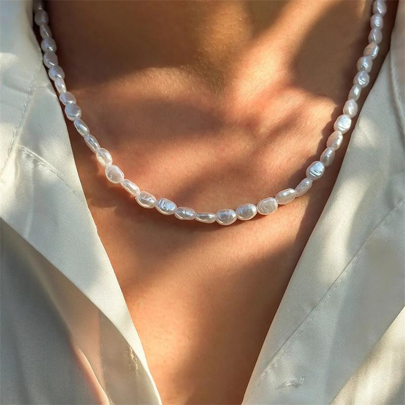 New Fashion Simple Imitation P - огляд і ціна Pearl Choker Necklace Vintage