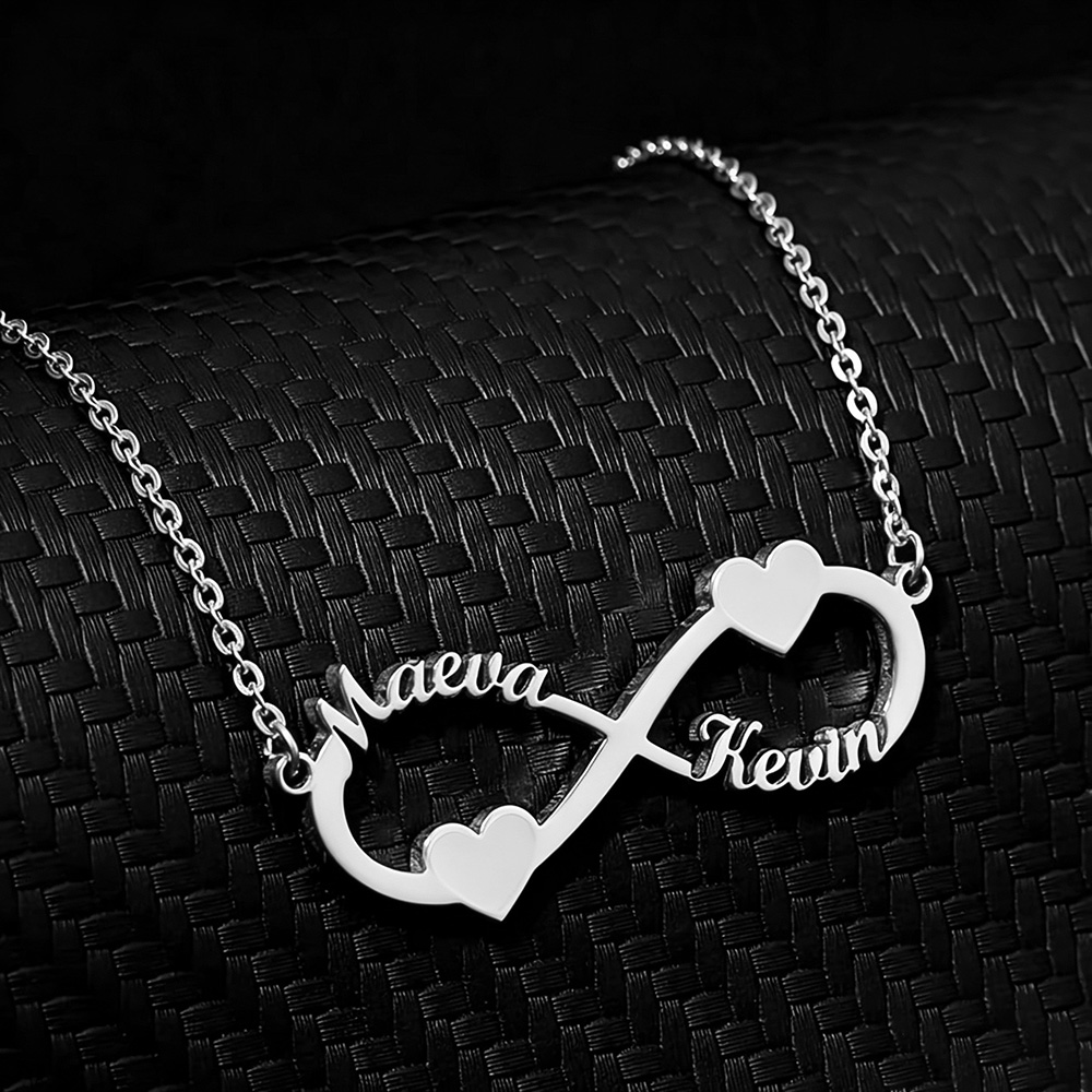 Custom Name Necklace Infinity  - огляд і ціна Custom Name Necklace Stainless Steel
