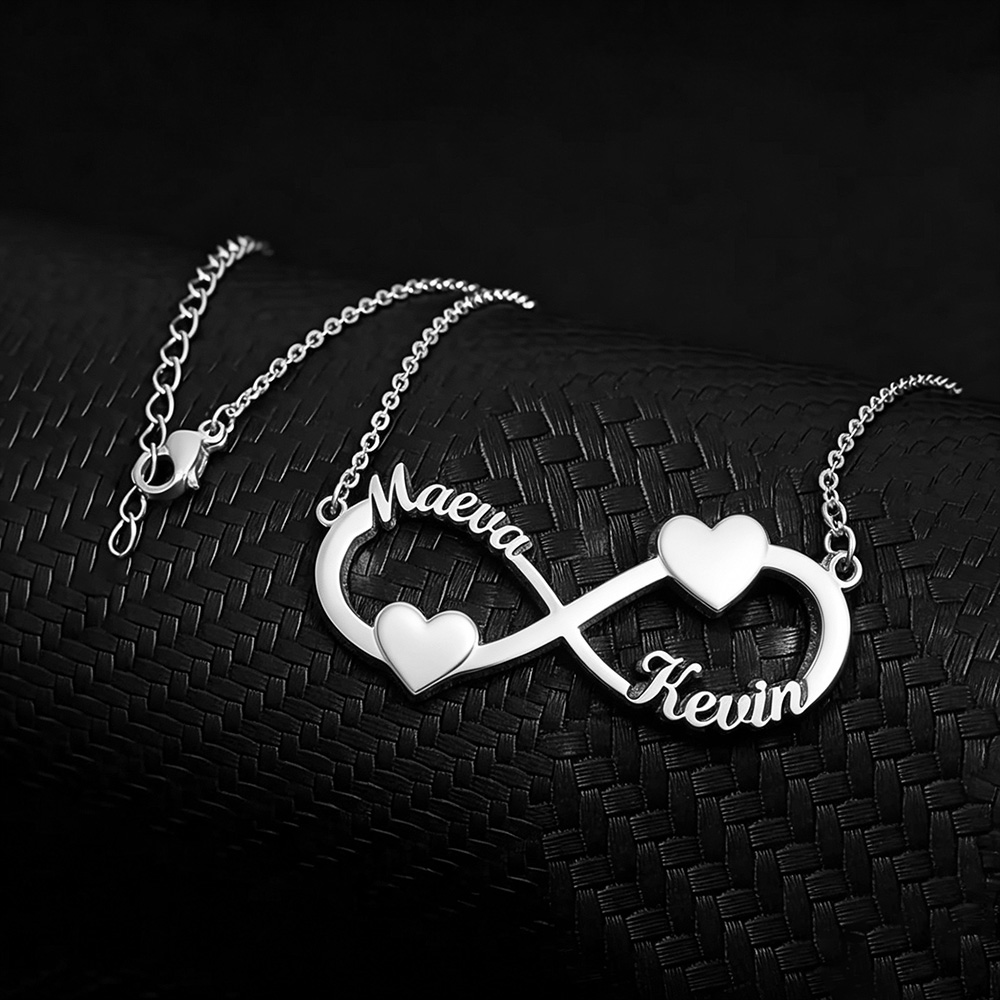 Custom Name Necklace Infinity  - огляд і ціна Custom Name Necklace Stainless Steel