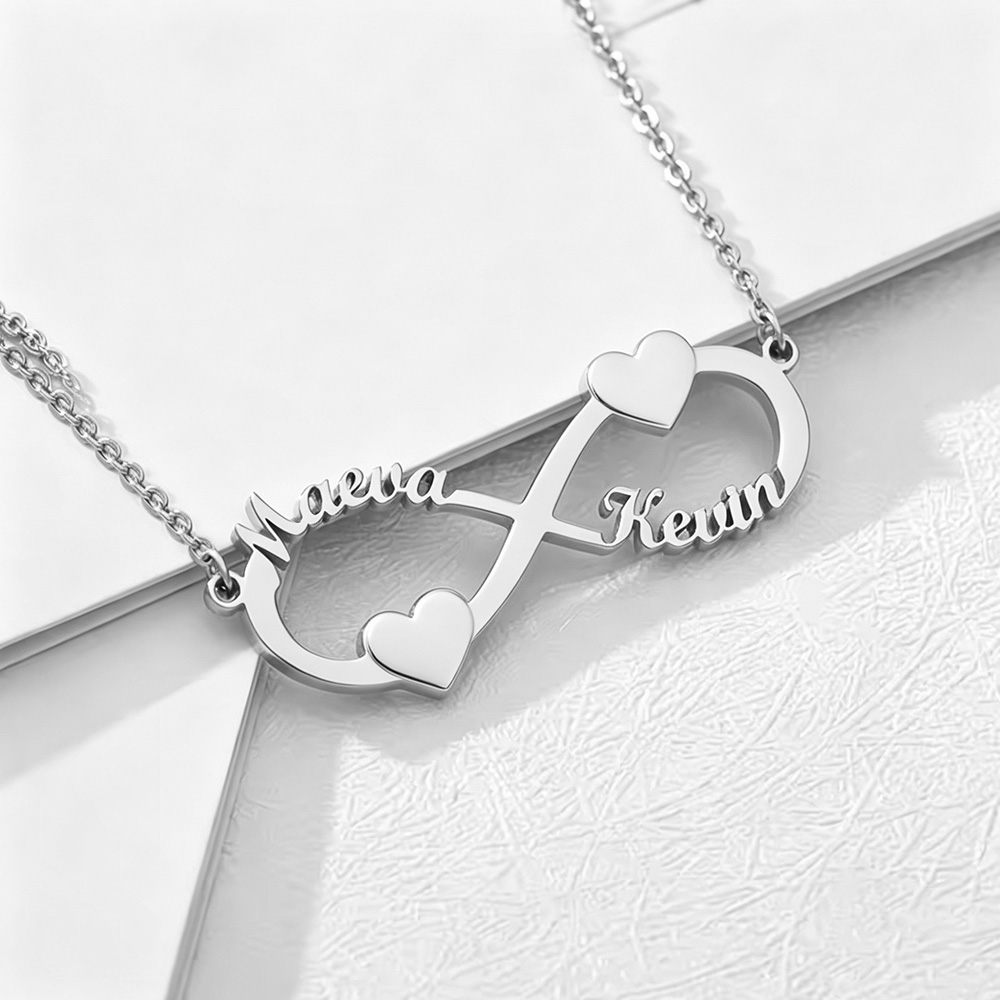 Custom Name Necklace Infinity  - огляд і ціна Custom Name Necklace Stainless Steel