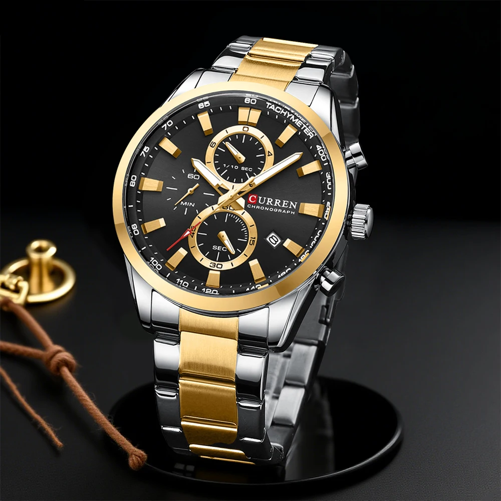 CURREN Casual Quartz Chrono Sp - огляд і ціна Watch Accessories