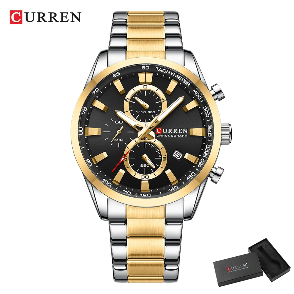 CURREN Casual Quartz Chrono Sp - огляд і ціна Watch Accessories