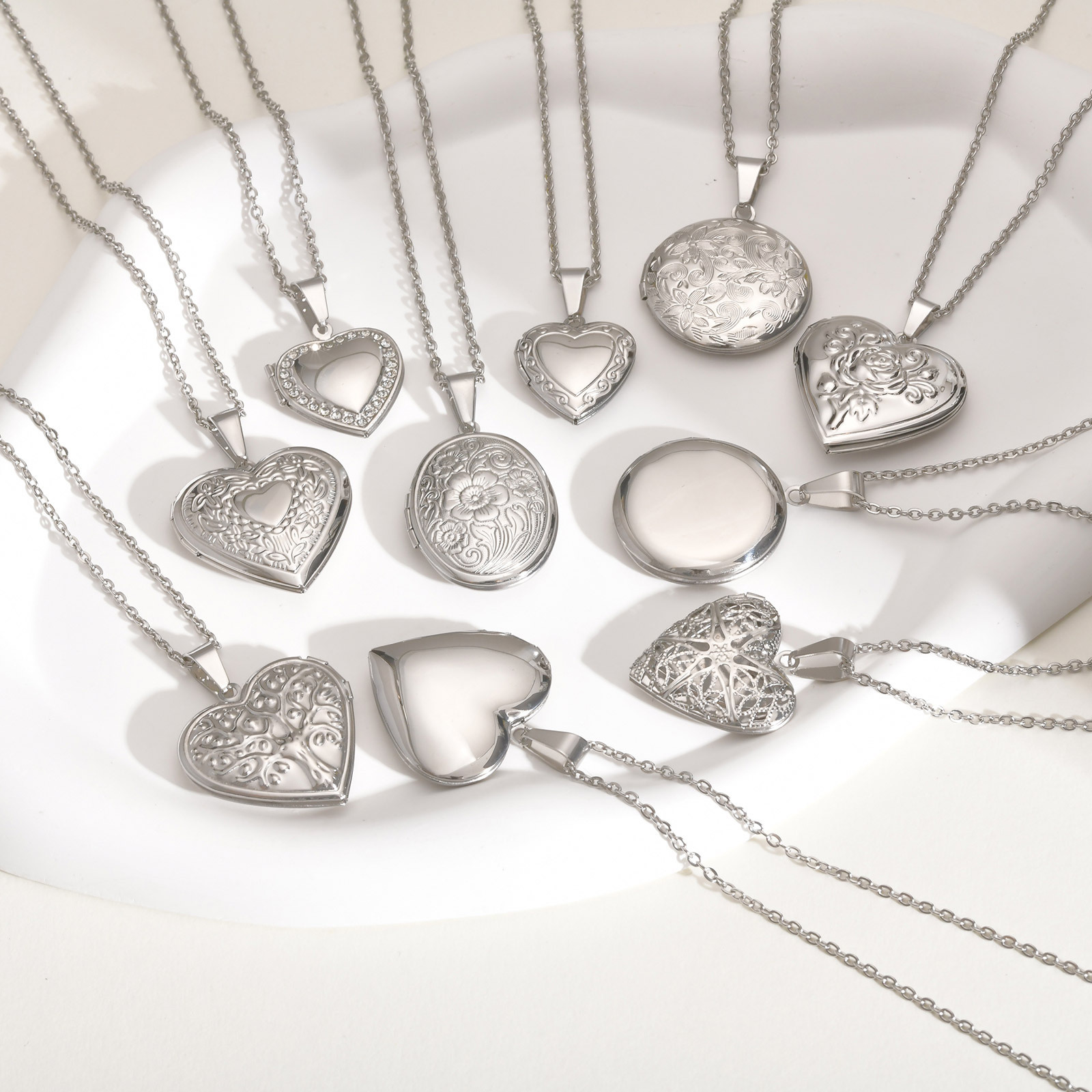 Vnox Dainty Heart Photos Penda - огляд і ціна Heart Locket Necklace Photo