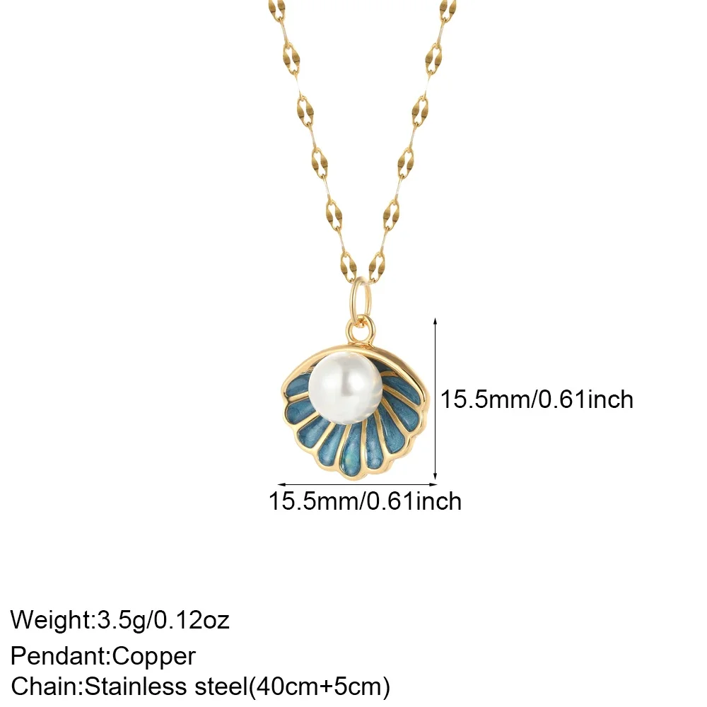 Cute Sea Star Shell Diy Neckla - огляд і ціна Cross Pendant Necklace Gold