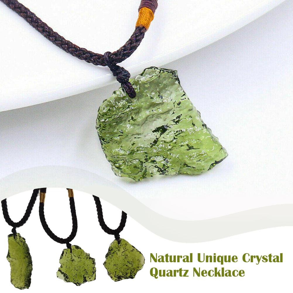 Natural Unique Crystal Quartz  - огляд і ціна Crystal Pendant Necklace Natural Stone