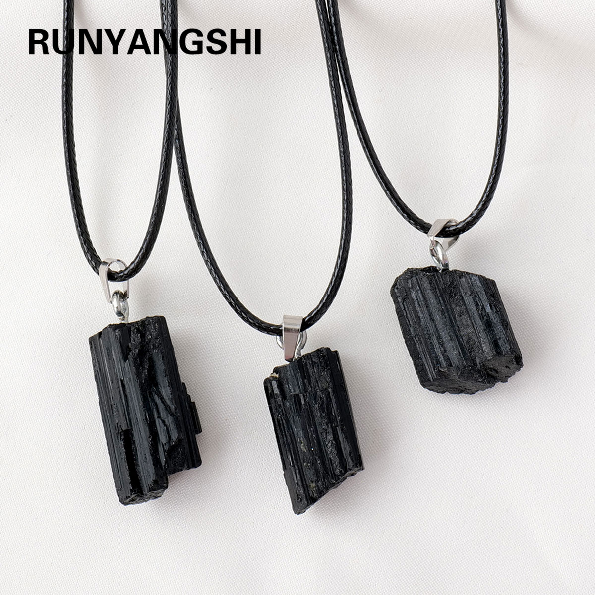 1PC Natural Crystal Black Tour - огляд і ціна Crystal Pendant Necklace Natural Stone