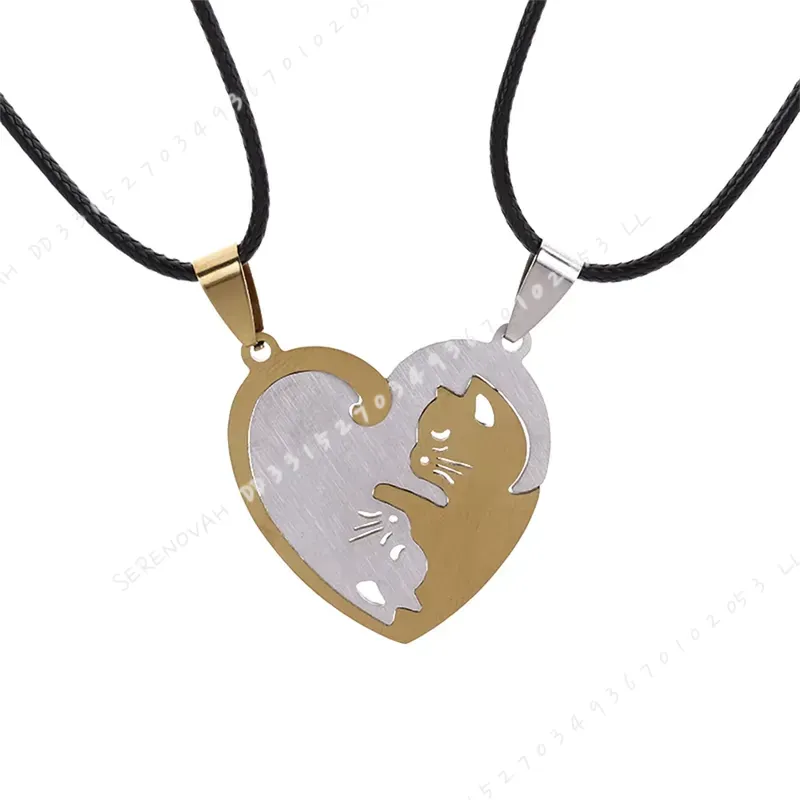 1 Pair Creative Cute Stainless - огляд і ціна Magnetic Couple Matching Necklaces