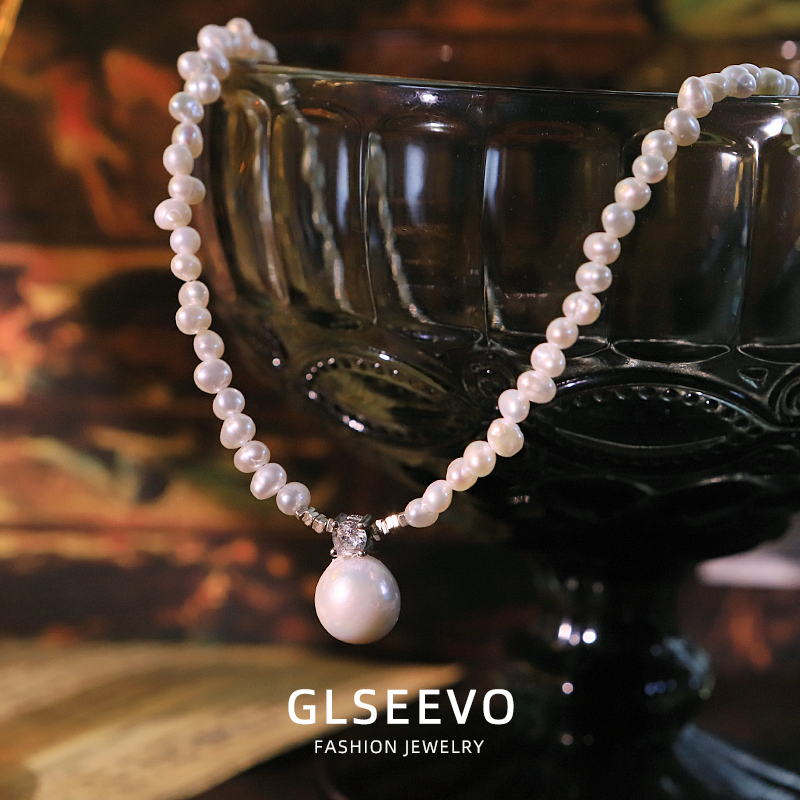 New Fashion Freshwater Pearl Z - огляд і ціна Pearl Choker Necklace Vintage