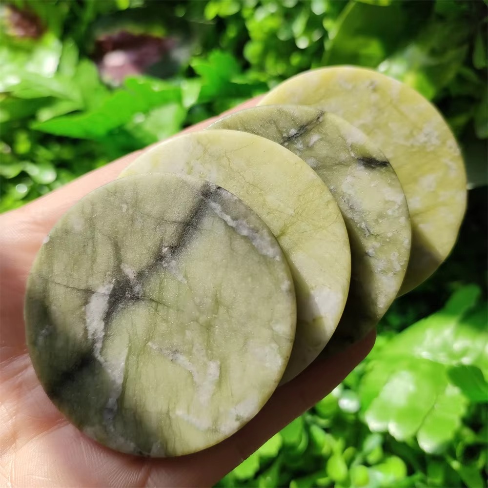 Natural Crystal Slab Slice Jad - огляд і ціна Crystal Pendant Necklace Natural Stone