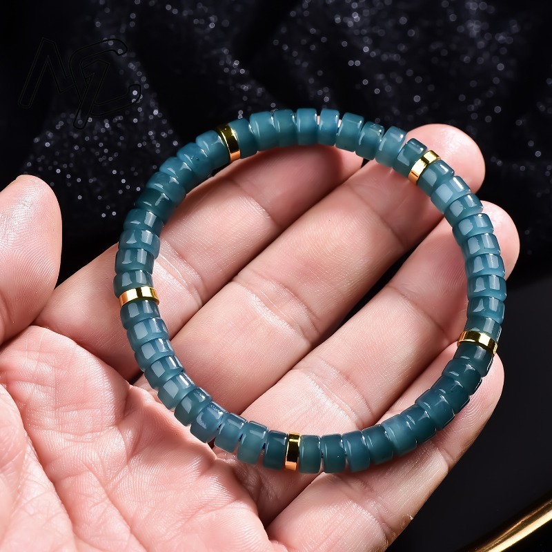 Natural Jadeite Blue Water Aba - огляд і ціна Bracelets
