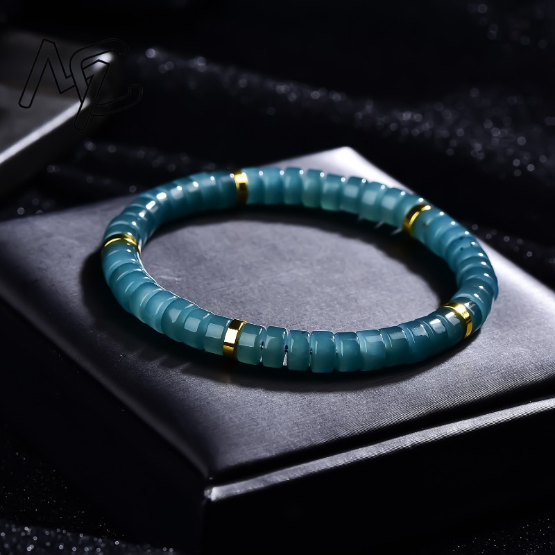 Natural Jadeite Blue Water Aba - огляд і ціна Bracelets