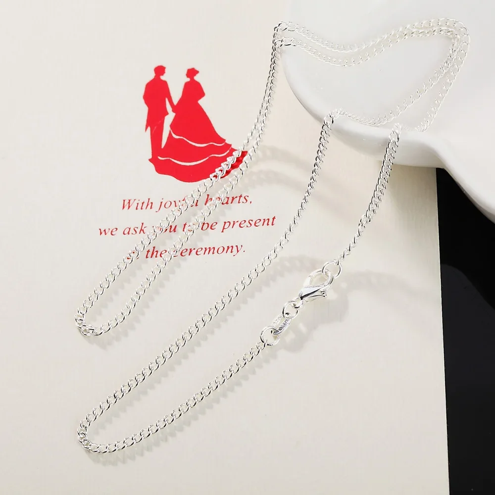 40-75cm 925 Sterling Silver Cl - огляд і ціна 925 Sterling Silver Chain Necklace Men