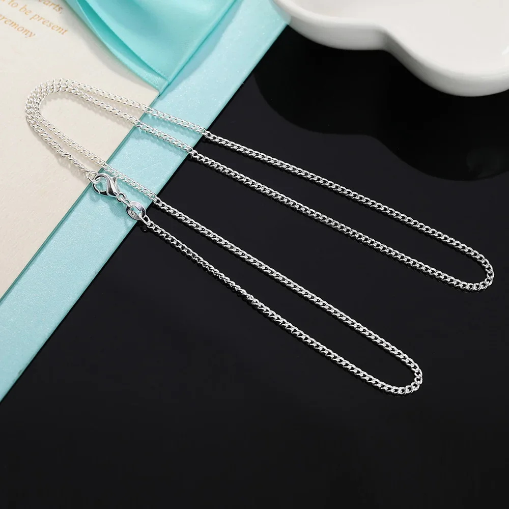 40-75cm 925 Sterling Silver Cl - огляд і ціна 925 Sterling Silver Chain Necklace Men