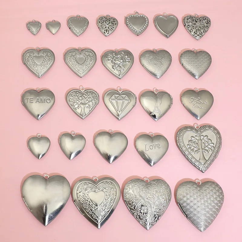 BoYuTe (20 Pieces/Lot) 316 Sta - огляд і ціна Heart Locket Necklace Photo